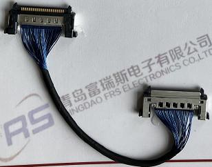 China 41 Pin LVDS Wire Harness Awg36 Single Shield Cable For LCD LED Screen for sale