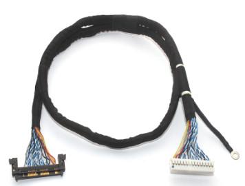 China Laptop LVDS Wire Harness JAE 0.5mm Cable Connector Durable for sale