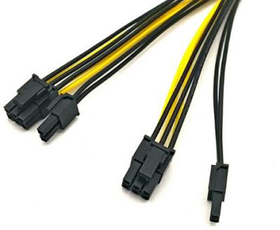 China 8 Pin Power Wire Harness Female PA66 Shield Cable 260mm For Automobile for sale
