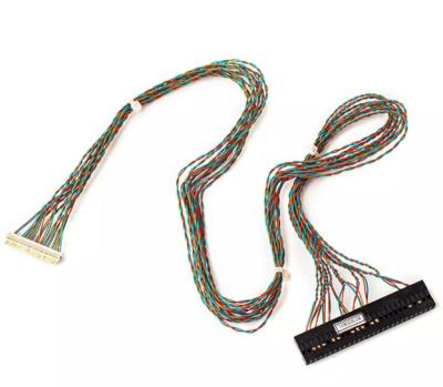 China Níquel do conjunto de chicote de fios do cabo de Molex 1.8m por muito tempo horizontalmente coaxial à venda