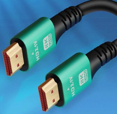 Chine multimédia de câble équipé de 60-120hz HDMI 2,1 8k pour le lecteur DVD à vendre