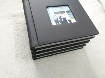 China Storybook Vintage Wedding Photo Albums 14 x 10 Luxury Coffee Leather Cover for sale