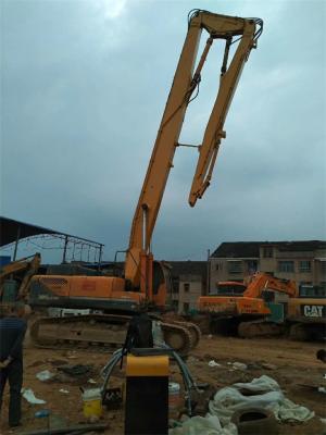 China CE certification 23M Q355B High Reach Demolition Boom Excavator Long Reach, 385 Hyundai Long Boom Excavator for sale