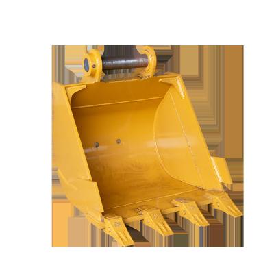 China Q355B Yellow Excavator Rock Bucket 0.8 Cbm For CAT320 ZX200 DX200 SY205C for sale