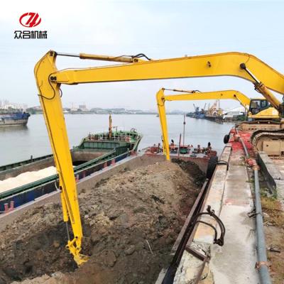 China Komatsu Excavator Long Boom Arm With 0.4cbm  bucket 6 Pins  , Long reach attachment for sale