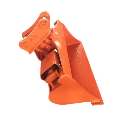 China 17 Ton-20 Ton Excavator Rock Bucket 26 Degrees Tilting For CAT320 PC200 ZX200 Etc for sale