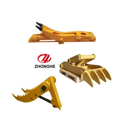 China Hydraulic Excavator Thumb Bucket , Excavator Thumb Attachments For CAT308 PC120 for sale