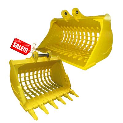 China Durable Excavator Skeleton Bucket , 12-20ton Backhoe Attachments for sale