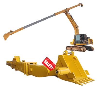 China CE Approved 12 14 16 Meters Excavator Telescopic Boom With Standard Bucket for sale