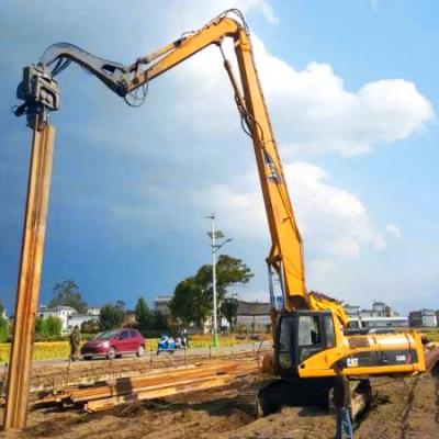 China Coastal Excavator Pile Driving Boom 7.5 Tons 40Max Speed For CAT Kobelco Hitachi for sale