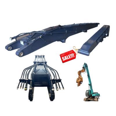 China OEM Earthmoving Machinery Parts Timber Pile Driving Boom And Stick For Excavator for sale