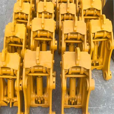 China Manufacturer Antirust 1-8 Ton Hydraulic Quick Coupler , Excavator Cat Hitachi Backhoe Quick Coupler for sale