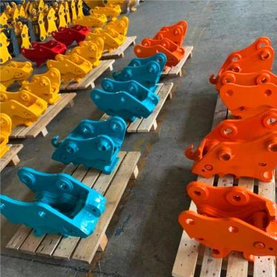 China Antiwear 9-23T Excavator Quick Hitch , Excavator Bucket Quick Coupler With Pins for sale