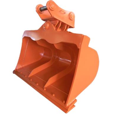 China 1.4 Cbm Double Cylinder Tilt Excavator Bucket Cleaning For CAT320 ZX300 for sale