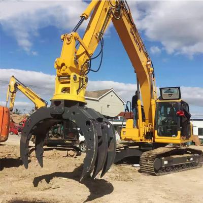 China CE Antiwear Excavator Wood Grapple Hydraulic For 10 - 16ton for sale