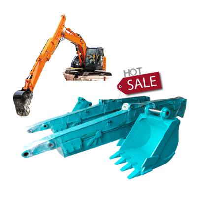 China Patented 6-12M Sliding Boom , Q355B Q690D Excavator Sliding Arm For Cat312 Pc240 Zx350 for sale