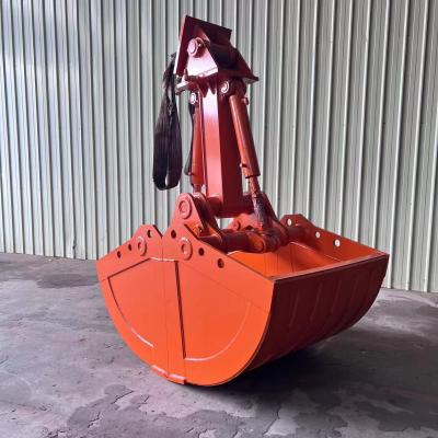 China Q345B / Q355B Double Cylinder Clamshell Bucket For Excavator en venta