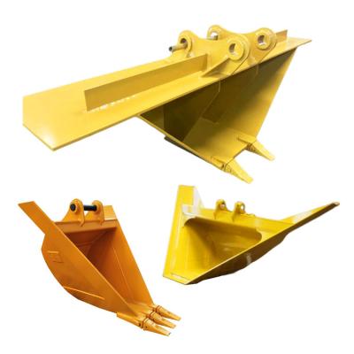 China Durable V Ditch Bucket For Excavator , Excavator Trapezoidal Ditch Bucket for sale