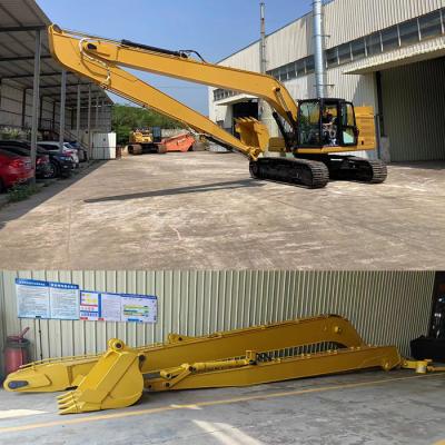 China 16M 18M long reach attachment CAT320D PC200 SK200 extended boom excavator long reach for sale