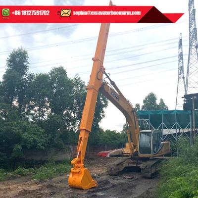 China CAT320 Long Boom Excavator Clamshell Telescopic Arm Excavator Telescopic Boom for excavator for sale