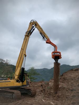 Chine Entraînement de pile de feuille puissant d'entraînement de pile de boom de Pile Driving Excavator d'excavatrice à vendre