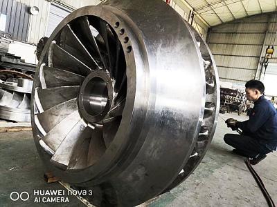 China Hidro turbina Francis rotor rotor de aço inoxidável personalizado à venda