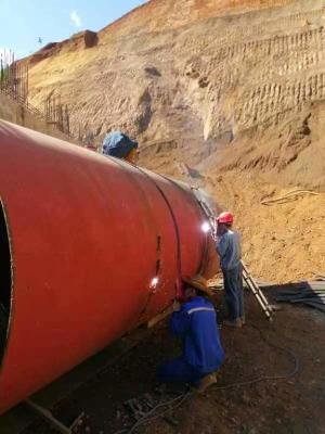 China Customizable Stainless Steel Welded Penstock Pipe for Rigid Applications for sale
