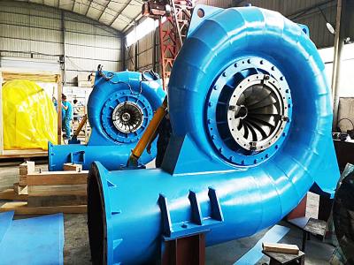 China Custom Capacity High Head Water Turbine Steel And Stainless Steel Model 5m-500m Water Head for sale