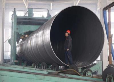 China Spiral Welded Steel SSAW Pipe / Steam And Low Pressure Liquid Pipeline for sale