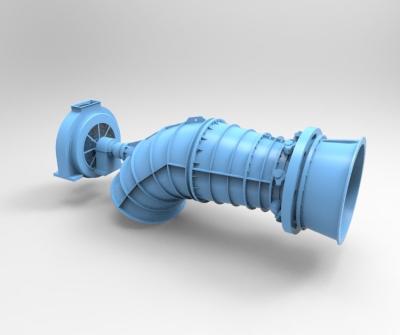 China Gerador de turbina tubular do hidro poder com lâmina fixa/tipo móvel da lâmina à venda