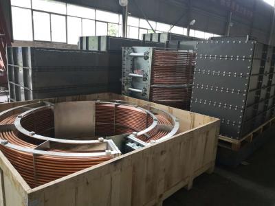 중국 수력 발전소를 위한 SS 관 알루미늄 핀 열 교환기 효율 90% 판매용