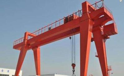 China 10 Ton Double Beam Crane For Flat Range Material Transportation for sale