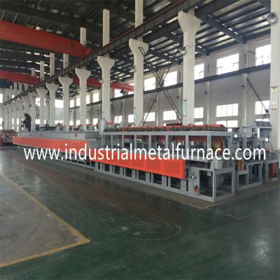 China 750kg/Hour Continuous Gas Mesh Belt Heat Treatment Furnace For Fasteners Bolts Nuts for sale
