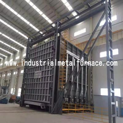 China 1200 Degree Natural Gas  Heat Treatment Car Bottom Furnace Bogie Type Heat Treatment for sale