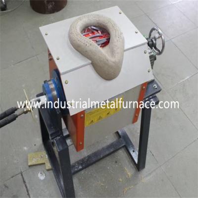 China 1KHZ 15KW Induction Heater Melting Steel Electrical Induction Furnace 3kg Cast Iron for sale