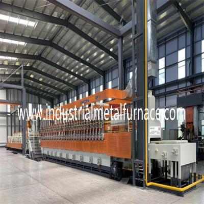 China Support Roller Gas Continuous Mesh Belt Furnace Carburizing Tempering For Fasteners for sale