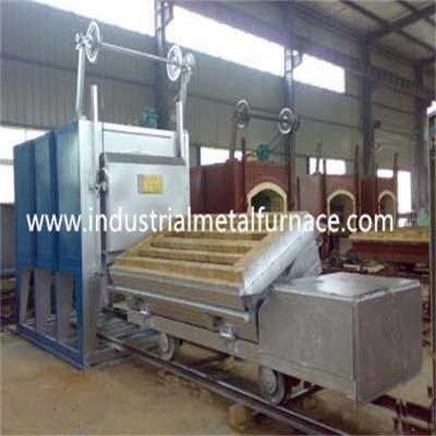 China Tilting Trolley Fast Quenching Car Bottom Furnace Heat Treatment 180KW Bogie Hearth for sale