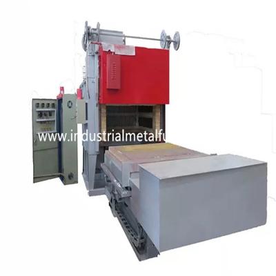 China 700℃ Electric Bogie Hearth Furnace 8000×4000×2000mm Annealing Process for sale