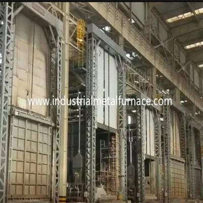 China Gas Fired  Industrial Car Bottom Furnace , Bogie Hearth Furnace 7200×2200×1800mm for sale