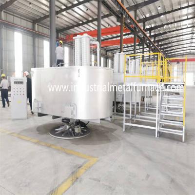 China Rotary  Industrial Aluminum Melting Furnace for sale