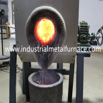 China 15KW 3KG Industrial Induction Steel Melting Furnace Steel Making Medium Frequency for sale