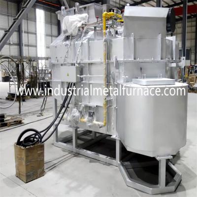 China 750kg/H 2 Chamber Industrial Aluminum Melting Furnace Aluminium Die Casting Furnace for sale