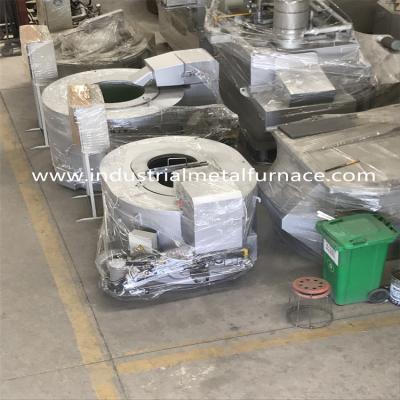 China 200 To 700kg/H Crucible Gas Fired Industrial Metal Melting Furnace Pipe Burning System for sale