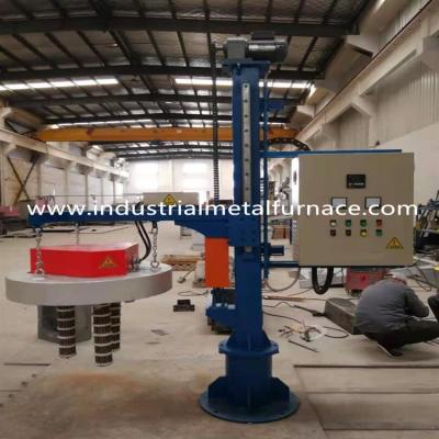 China CE vertical elétrico automático guardando de alumínio do Preheater da concha da fornalha de 350kg 18KW à venda