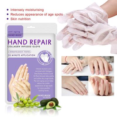 China Anti Aging Hand Moisturizing Mask Infused Collagen Urea Intensive Treatment for sale