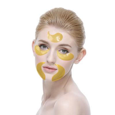 China O olho livre do ouro da máscara de olho 24k do colagênio do silicone remenda o anti enrugamento à venda