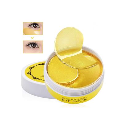 China 24k Gold Eye Gel Patches For Dark Circles Eliminating Fine Lines for sale