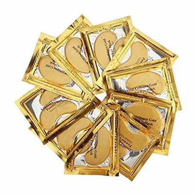China Hyaluronic Acid Eye Patches To Reduce Dark Circles Gold Collagen Gel Eye Pads for sale