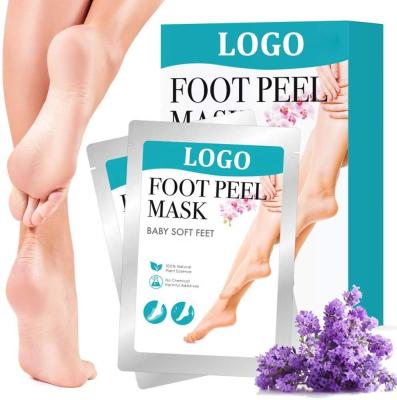 China Lactic Acid Foot Socks Mask Soft Feet Exfoliating Calluses MSDS Approved for sale