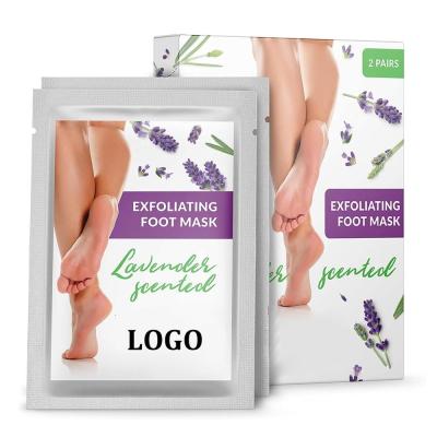 China Dead Skin Removing Feet Peeling Socks Lavender Scented OEM Available for sale